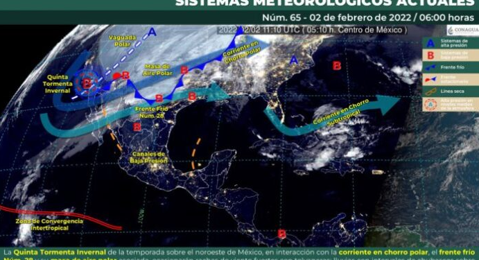 Probabilidades de temperaturas calurosas para el Caribe mexicano