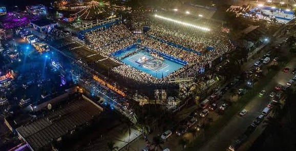 Inicia el gran evento del Abierto Mexicano de Tenis en Acapulco