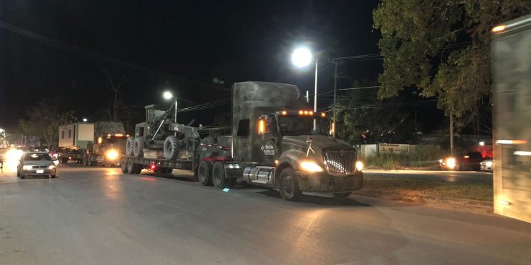 Llegan militares a Chetumal para Tren Maya