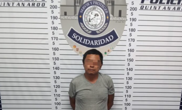 Detienen a presunto narcomenudista en la colonia Ejidal de Playa del Carmen