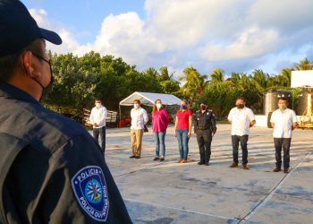 Presentan a encargado de despacho de la dirección general de Seguridad Pública y Tránsito Municipal de Isla Mujeres