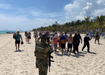 Continuarán operativos para recuperar espacios de playas que son utilizados por la delincuencia