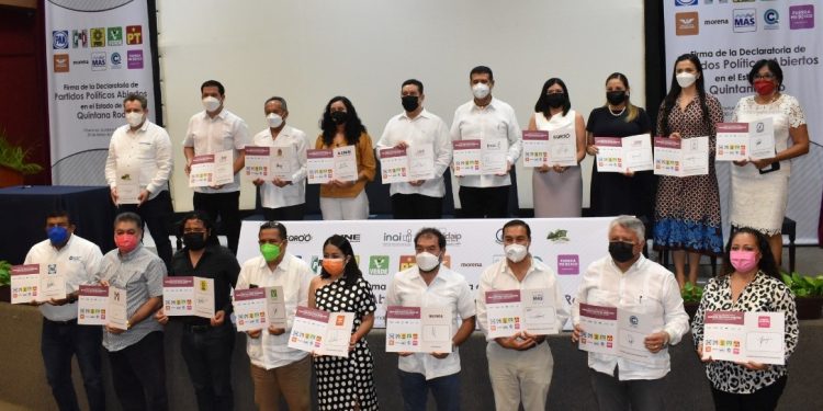 Declaratoria de “Partidos Políticos Abiertos Quintana Roo 2022”