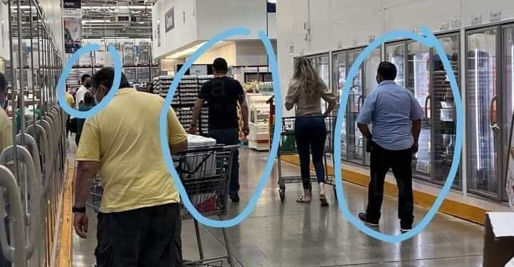 Directora de Seguridad Pública de Campeche se va de compras con todo y guaruras