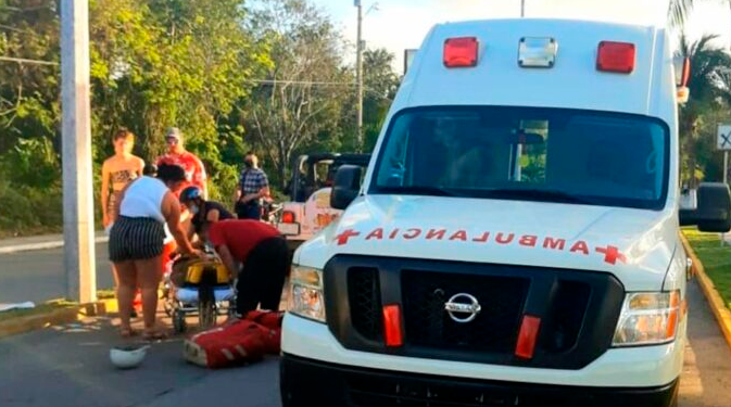 Turista extranjera muere luego de sufrir un accidente vehicular en Cozumel