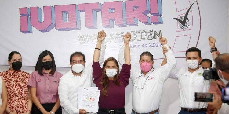 Recibe Mara Lezama su constancia como candidata a gobernadora