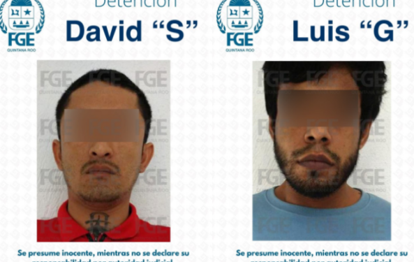 Aseguran a dos sujetos implicados en el asesinato de dos mototaxistas en Playa del Carmen