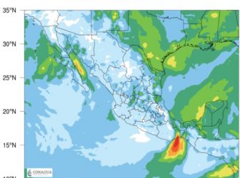 Prevén intervalos de chubascos con lluvias en Quintana Roo