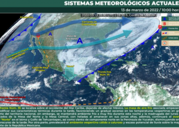 Prevén intervalos de chubascos para Quintana Roo