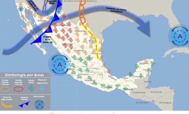 Prevén potencial de lluvias aisladas con chubascos dispersos en Quintana Roo