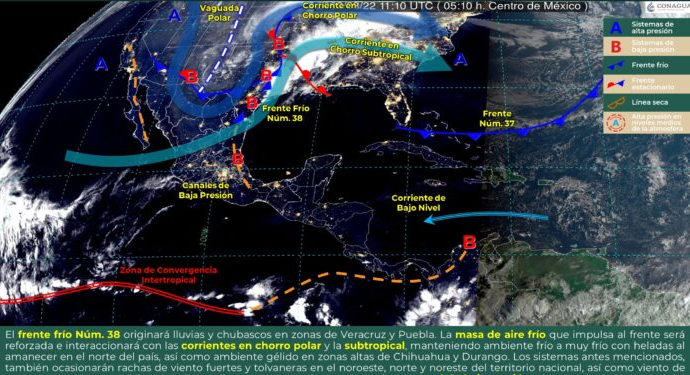 Prevén lluvias aisladas en Quintana Roo