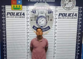 Aseguran a narcomenudista en la colonia el Pedregal de Playa del Carmen