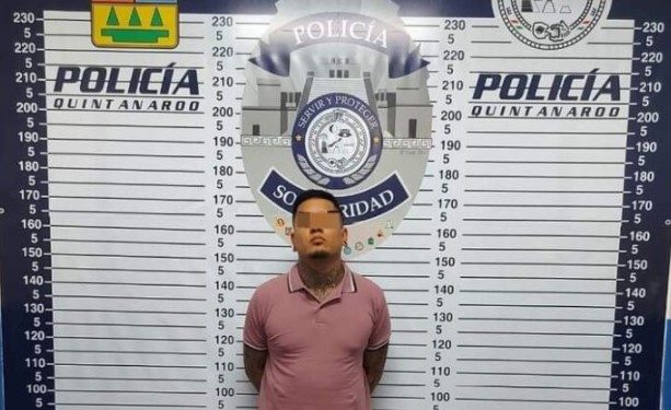 Aseguran a narcomenudista en la colonia el Pedregal de Playa del Carmen