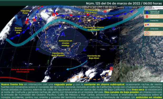 Prevén poca probabilidad de lluvias en Quintana Roo