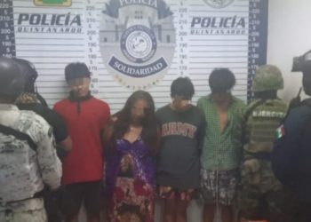 Aseguran a cuatro narcomenudistas en Playa del Carmen