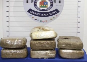 Encuentran varios paquetes de drogas en un contenedor de basura en Cancún