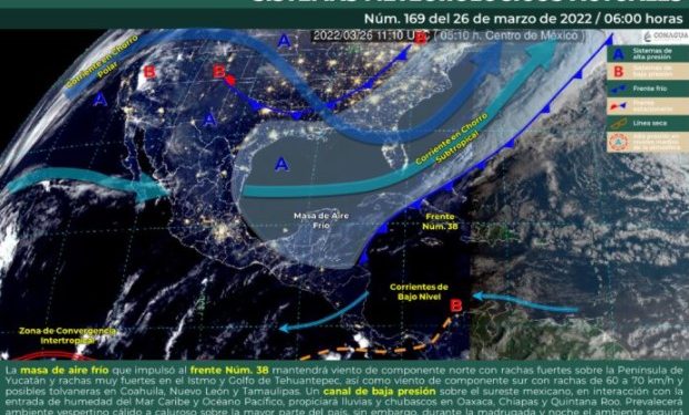 Prevén cielo soleado con lluvias aisladas en Quintana Roo
