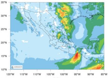Prevén lluvias con intervalos de chubascos en Quintana Roo