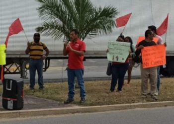Antorchistas inician movilización en Quintana Roo