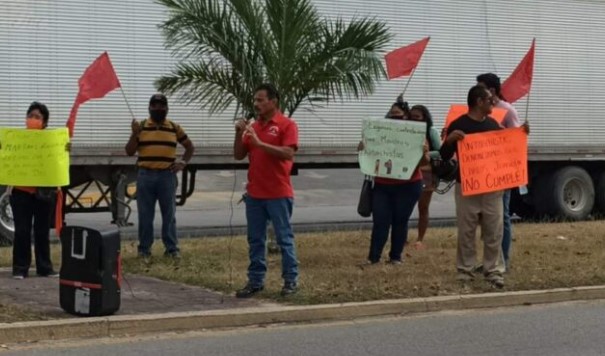 Antorchistas inician movilización en Quintana Roo