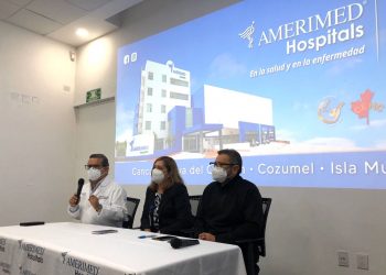 Firman convenio círculo de salud para periodistas con Amerimed Cancún