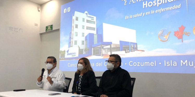 Firman convenio círculo de salud para periodistas con Amerimed Cancún