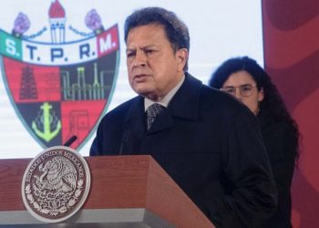 Ricardo Aldana acudió a su primer acto como líder del Sindicato de Trabajadores Petroleros