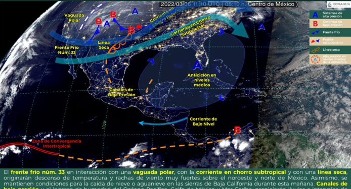 Prevén lluvias aisladas y rachas de viento de 15 a 25 km/h en Quintana Roo