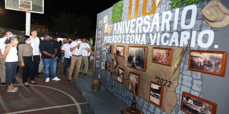 Conmemoran la comunidad de Leona Vicario 110 años de su fundación