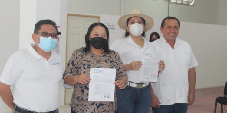 Se registra por el MAS Margarita Vázquez Barrios por el D-XI