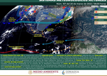Prevén lluvias aisladas y temperaturas máximas de 35 a 40 °C para Quintana Roo