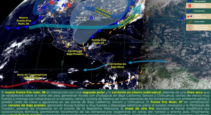Prevén lluvias aisladas y temperaturas máximas de 35 a 40 °C para Quintana Roo