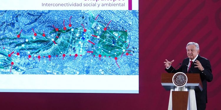 Bosque de Chapultepec es un rescate al medio ambiente: AMLO