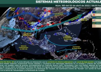 Pronostican cielo medio nublado con probables lluvias aisladas para Quintana Roo