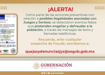 Alerta Gobernación por estafas en juegos y sorteos; no notifica a personas ganadoras