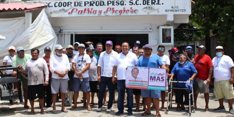 Destaca Nivardo Mena adhesión de ciudadanos a su candidatura y al MAS