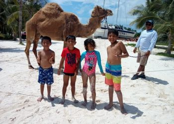 Maroma Beach celebra en grande el día del niño con actividades recreativas y demostración de camellos
