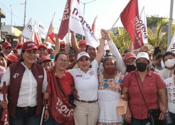 El cambio verdadero llega a solidaridad con Mara Lezama, candidata del pueblo y de la cuarta transformación