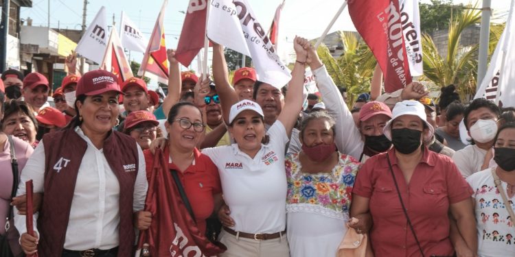 El cambio verdadero llega a solidaridad con Mara Lezama, candidata del pueblo y de la cuarta transformación