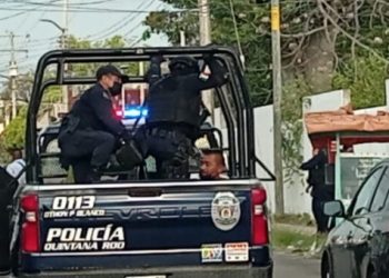 Delincuente arrepentido regreso y se entregó  a elementos de la Policía de Quintana Roo