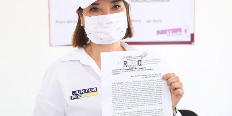 Presenta Kira Iris denuncia ante el IEQROO por violencia política de género