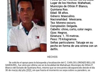3 desaparecidos en Mahahual