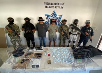 Continúan las detenciones de peligrosos sicarios en el municipio de Tulum