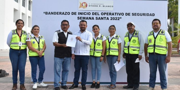 Dan banderazo de operativo: “Semana Santa 2022”