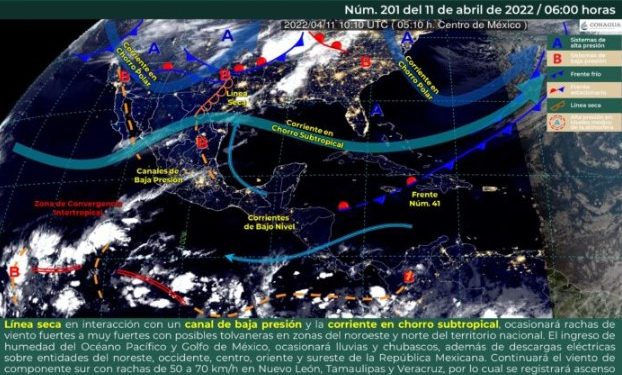Prevén cielo medio nublado con algunas lluvias en Quintana Roo