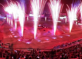Leones rugen en su casa
