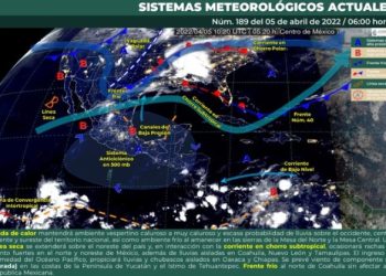 Prevén cielo medio nublado a despejado con probabilidad de lluvia en Quintana Roo
