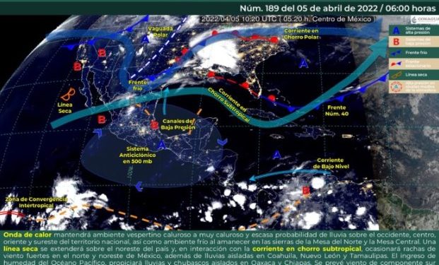 Prevén cielo medio nublado a despejado con probabilidad de lluvia en Quintana Roo
