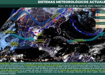 Prevén intervalos de chubascos en Quintana Roo