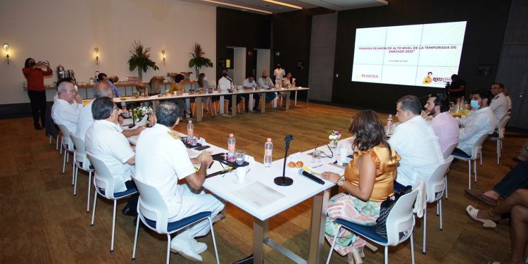 Instalan la Mesa de Coordinación para enfrentar el sargazo en las costas del Caribe Mexicano 2022
